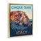 Stupell Industries Italian Coast Cityscape Floating Frame Design by Victoria Barnes